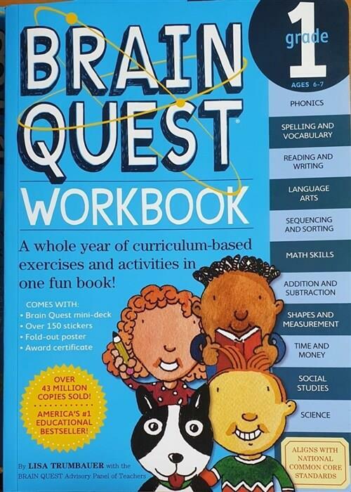 [중고] Brain Quest Workbook: 1st Grade [With Stickers] (Paperback)