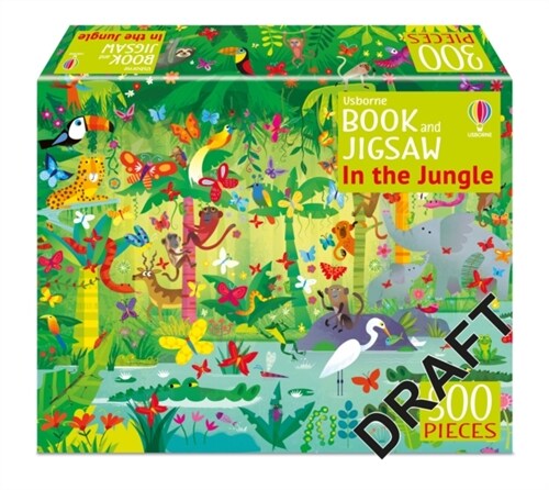 Usborne Book and Jigsaw In the Jungle (Paperback)