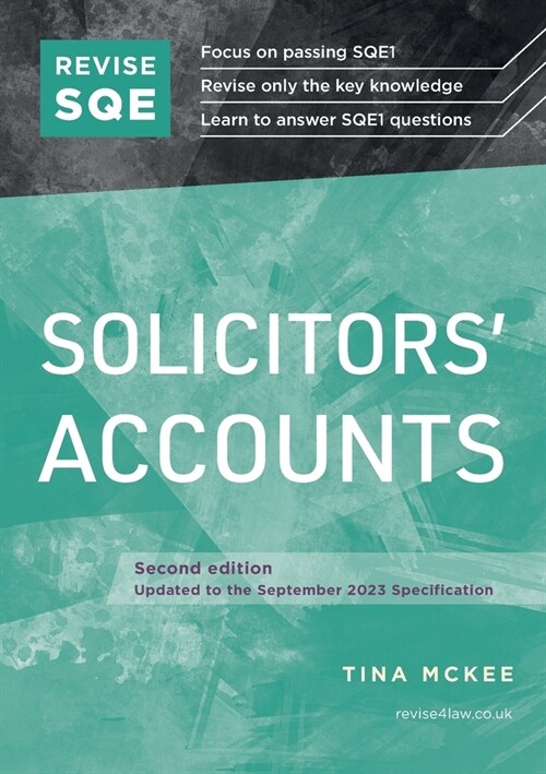 Revise SQE Solicitors Accounts : SQE1 Revision Guide 2nd ed (Paperback, 2 Revised edition)