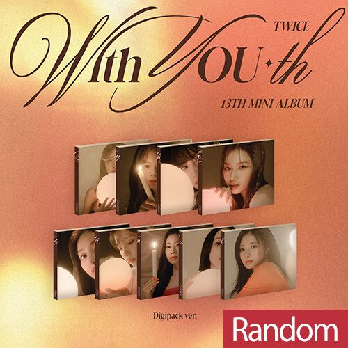 트와이스 - 미니 13집 With YOU-th (Digipack Ver.)[9종 중 랜덤발송]