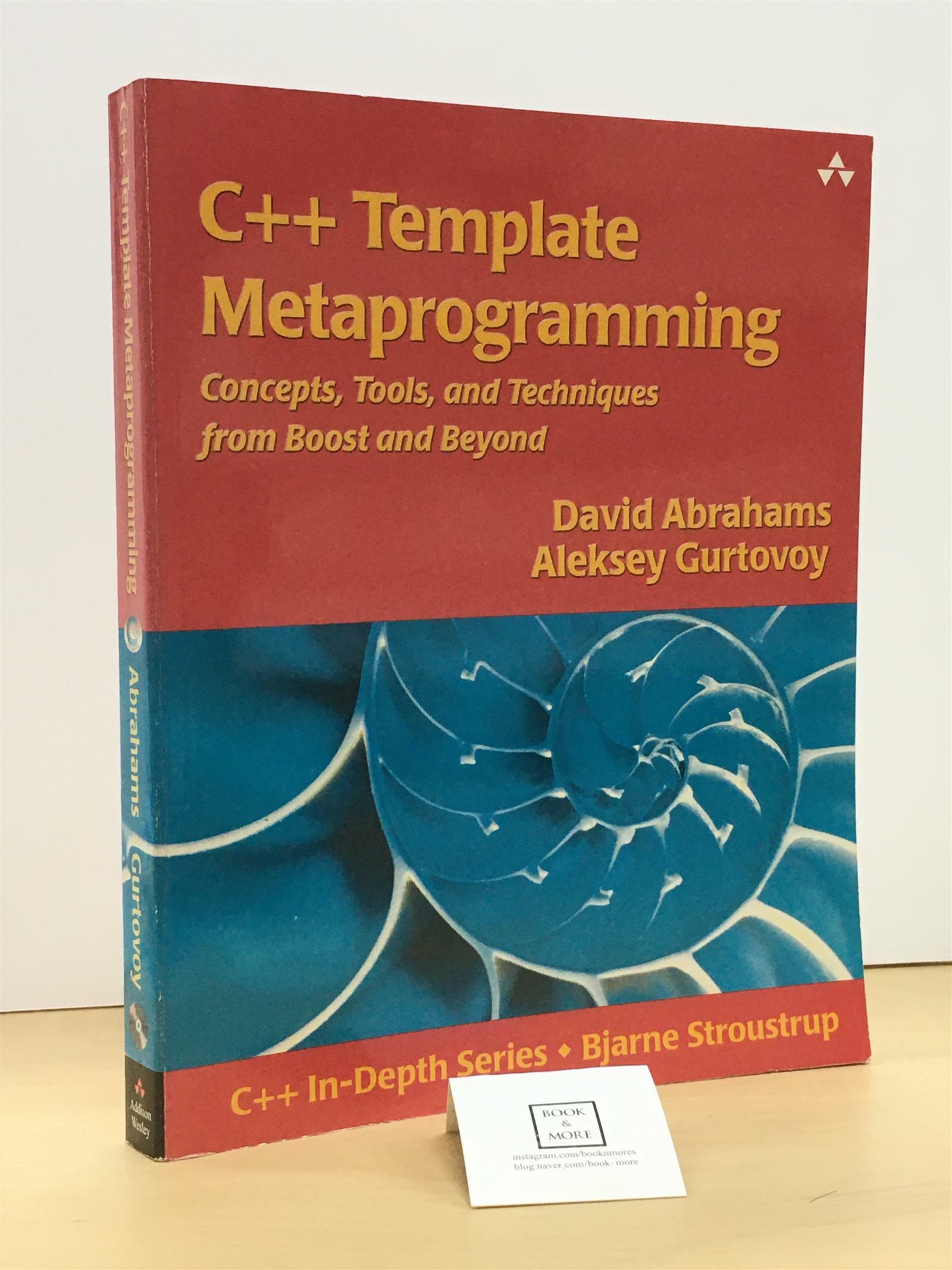 [중고] C++ Template Metaprogramming: Concepts, Tools, and Techniques from Boost and Beyond [With CD-ROM] (Paperback)