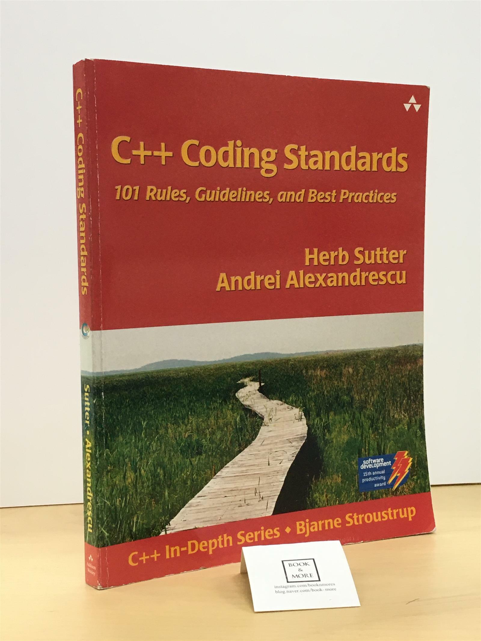 [중고] C++ Coding Standards: 101 Rules, Guidelines, and Best Practices (Paperback)