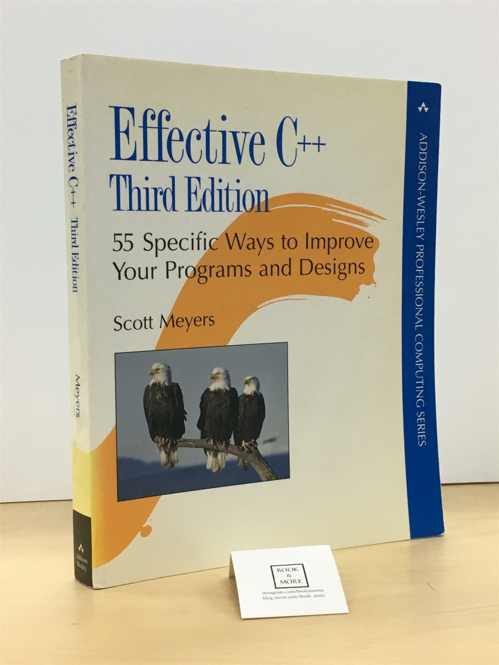 [중고] Effective C++: 55 Specific Ways to Improve Your Programs and Designs (Paperback, 3)