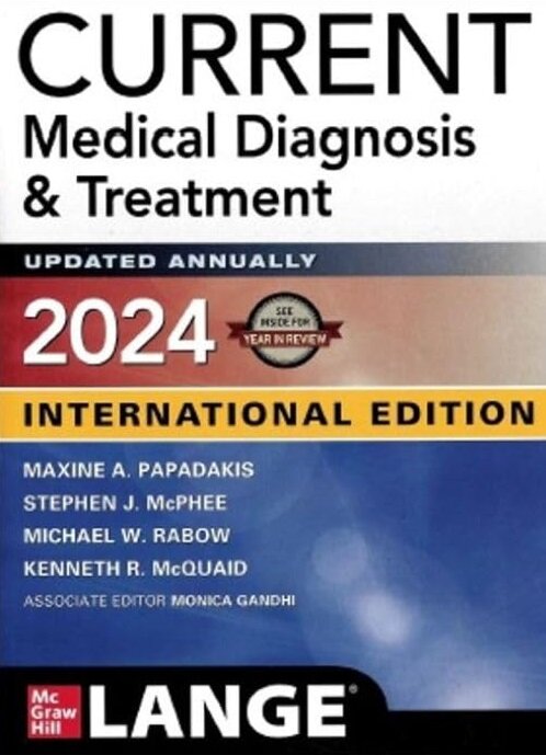 Current Medical Diagnosis and Treatment 2024 (Paperback, 63 ed, IE)