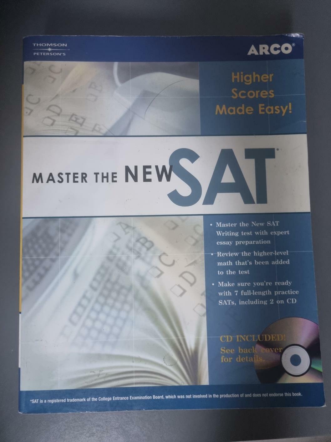 [중고] Master the New Sat (Paperback, CD-ROM, 6th)