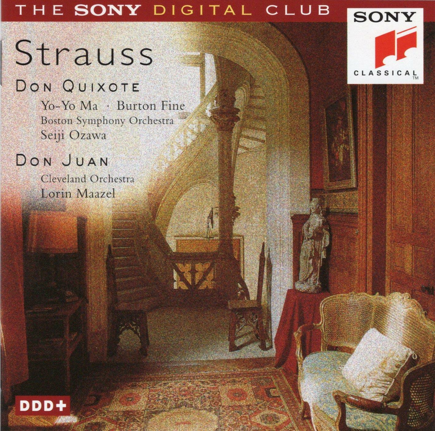 [중고] Richard Strauss: Don Quixote (Seiji Ozawa) / Don Juan (Lorin Maazel)