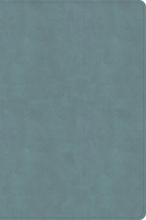 CSB Giant Print Single-Column Bible, Earthen Teal Suedesoft Leathertouch (Imitation Leather)