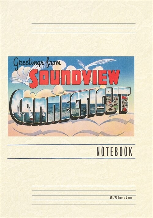 Vintage Lined Notebook Greetings from Soundview (Paperback)