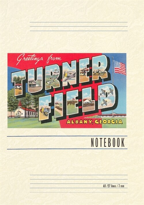 Vintage Lined Notebook Greetings from Turner Field (Paperback)