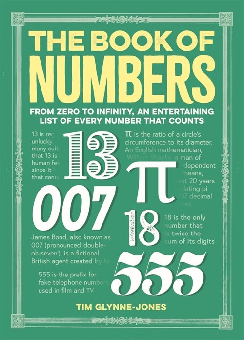 The Book of Numbers: From Zero to Infinity, an Entertaining List of Every Number That Counts (Hardcover)