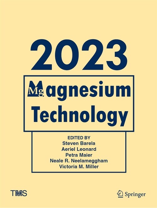 Magnesium Technology 2023 (Paperback, 2023)