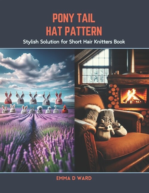 Pony Tail Hat Pattern: Stylish Solution for Short Hair Knitters Book (Paperback)
