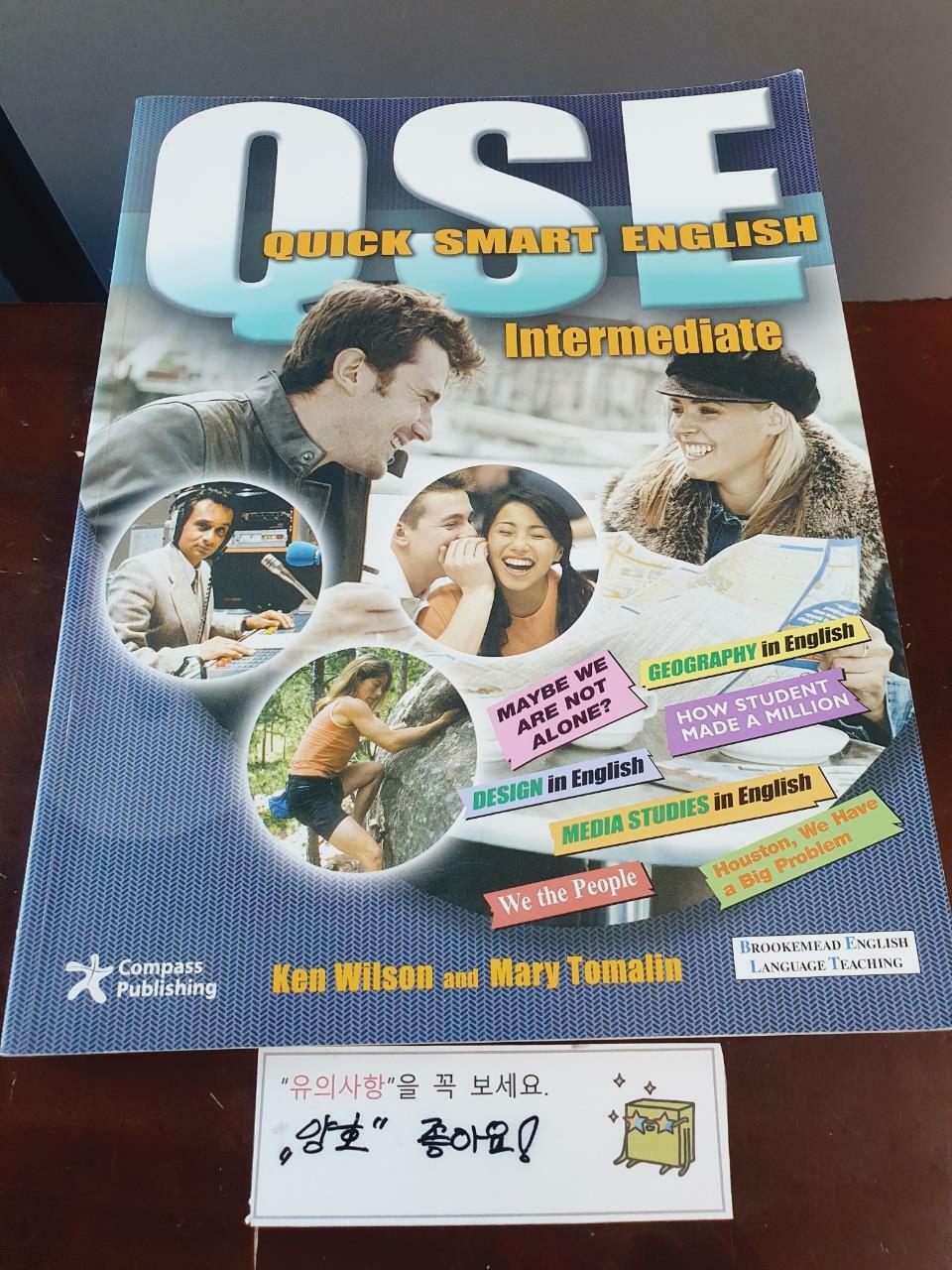 [중고] QSE : Quick Smart English Intermediate (Paperback + CD 1장)