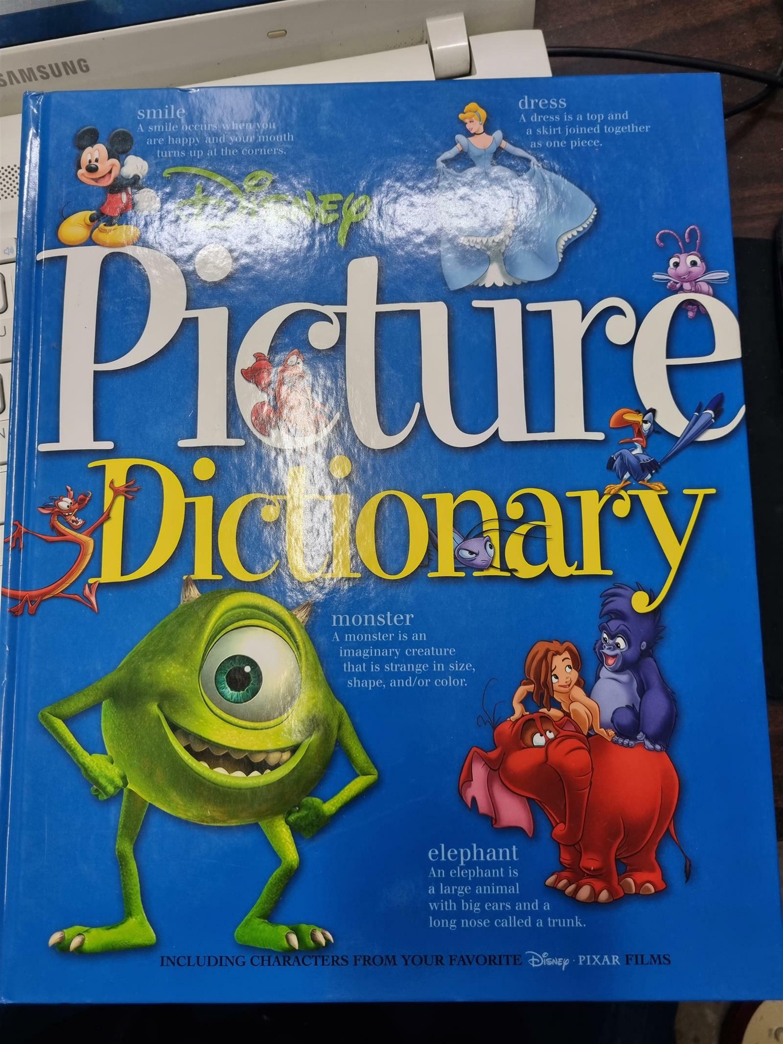 [중고] Disney Picture Dictionary (Hardcover)