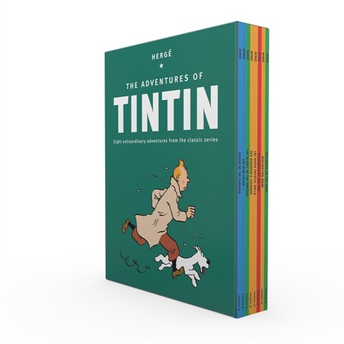 The Adventures of Tintin: 8 Title Paperback Boxed Set : The Official Classic Childrens Illustrated Mystery Adventure Series (Multiple-component retail product, slip-cased)