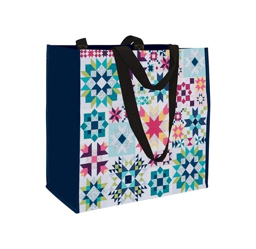 Barn Star Sampler Eco Tote : Reusable Grocery and Shopping Bag Lightweight Folding Gift Tote Bag (Other)
