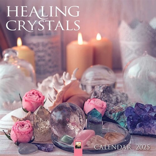 Healing Crystals Wall Calendar 2025 (Art Calendar) (Calendar, New ed)
