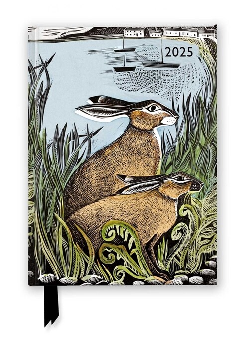 Angela Harding: Rathlin Hares 2025 Luxury Diary Planner - Page to View with Notes (Diary or journal)