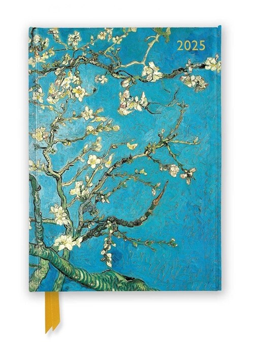 Vincent van Gogh: Almond Blossom 2025 Luxury Diary Planner - Page to View with Notes (Diary or journal)