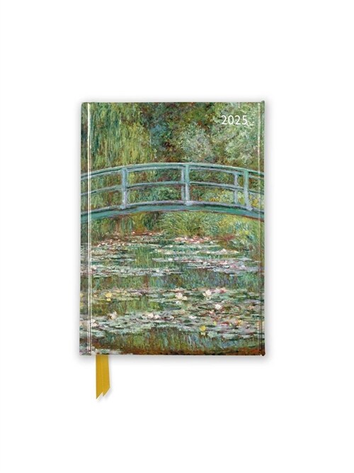Claude Monet: Bridge over a Pond of Water Lilies 2025 Luxury Pocket Diary Planner - Week to View (Diary or journal, New ed)