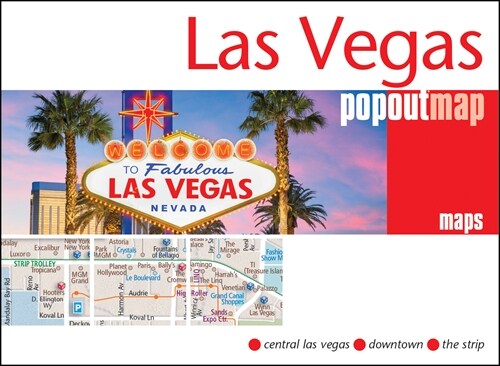 Las Vegas PopOut Map : Pocket size pop up city map of Las Vegas (Sheet Map, folded)
