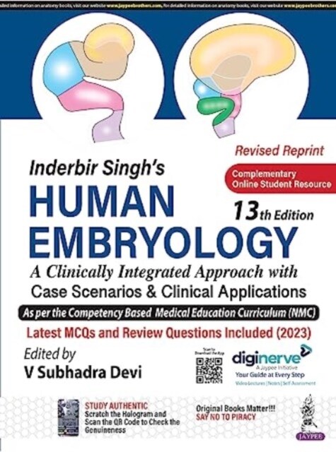 Inderbir Singh’s Human Embryology (Paperback, 13 Revised edition)