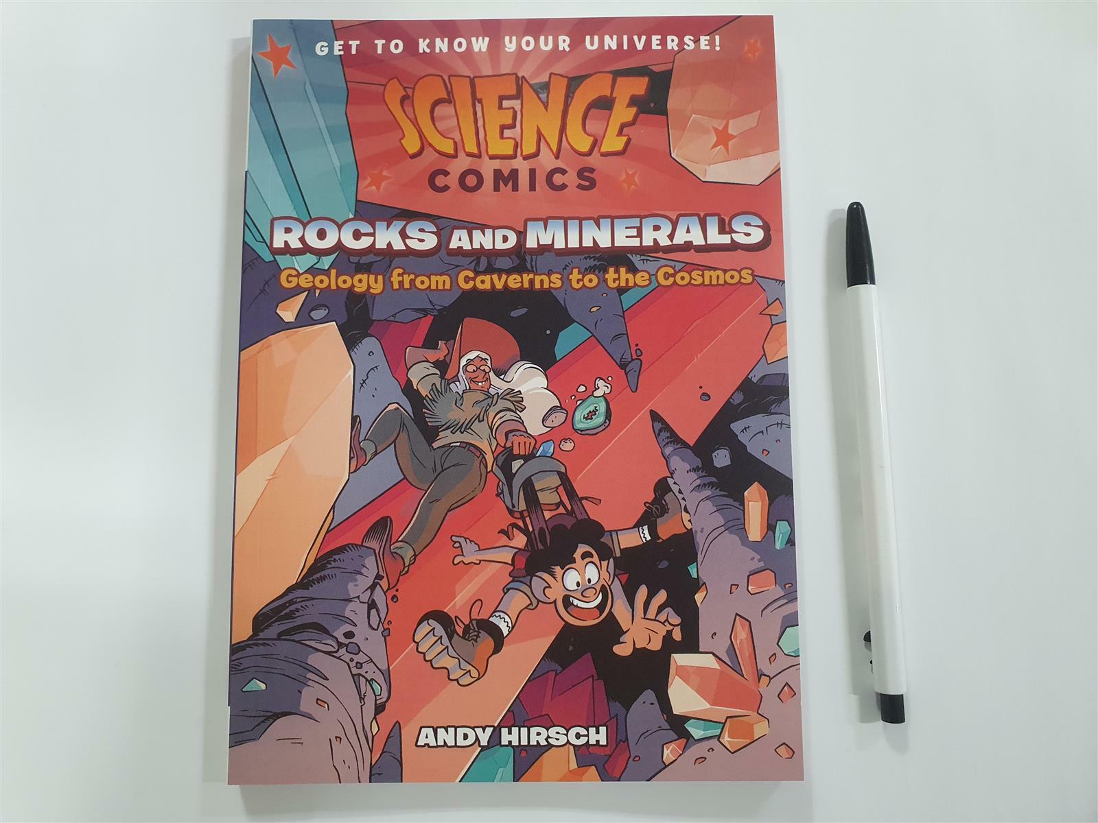[중고] Science Comics: Rocks and Minerals: Geology from Caverns to the Cosmos (Paperback)