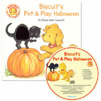Biscuit's Pet & Play Halloween (Boardbook + CD 1장)