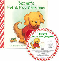 Biscuit's Pet & Play Christmas (Boardbook + CD 1장)