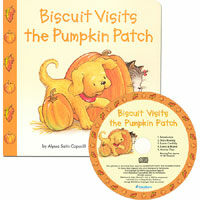 Biscuit visits the pumpkin patch