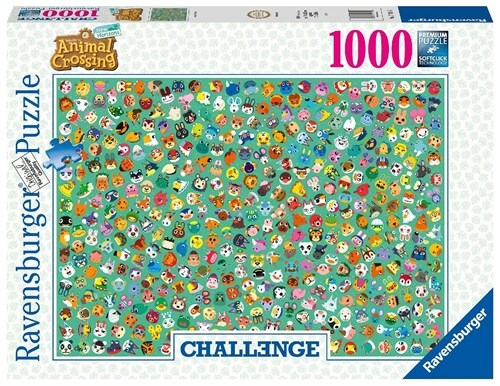 Ravensburger Puzzle 17454 - Animal Crossing - 1000 Teile Challenge Puzzle fur Erwachsene und Kinder ab 14 Jahren (Game)