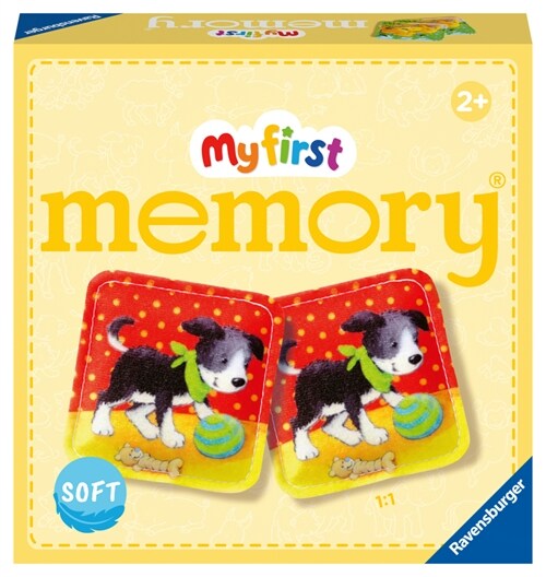 Ravensburger - 20998 - My first memory® Plusch - Das klassische Gedachtnisspiel mit 24 Stoff-Karten und sußen Tierkindern, Spielzeug ab 2 Jahre (Game)