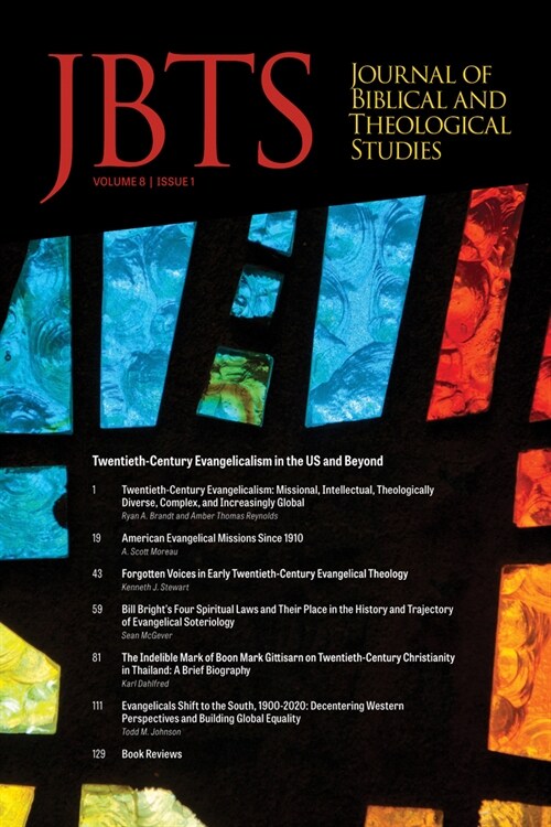 Journal of Biblical and Theological Studies, Issue 8.1 (Paperback)