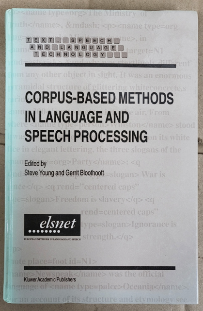 [중고] Corpus-Based Methods in Language and Speech Processing (Hardcover, 1997)