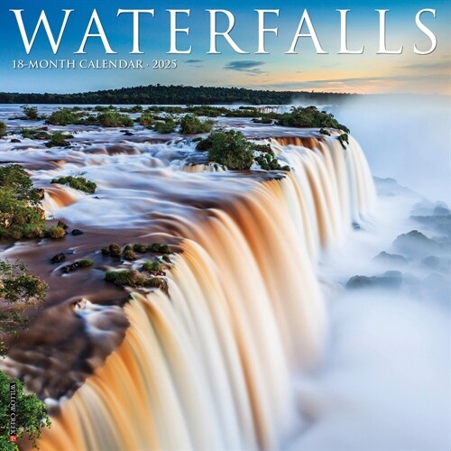 Waterfalls 2025 12 X 12 Wall Calendar (Wall)