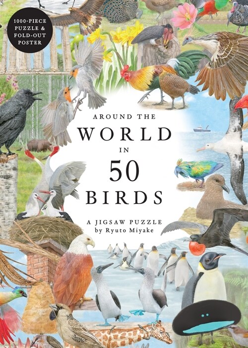 Around the World in 50 Birds 1000 Piece Puzzle: 1000 Piece Jigsaw (Other)