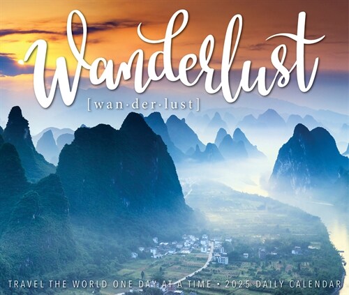 Wanderlust 2025 6.2 X 5.4 Box Calendar (Daily)