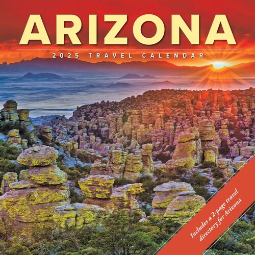 Arizona 2025 12 X 12 Wall Calendar (Wall)