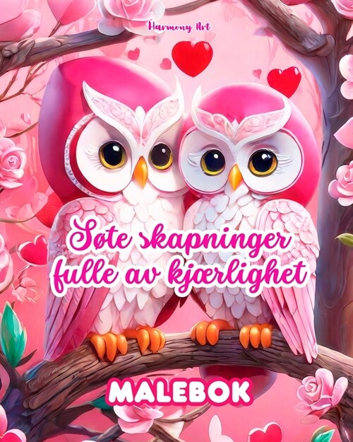 S?e skapninger fulle av kj?lighet Malebok Kilde til uendelig kreativitet Ideell gave til Valentinsdagen: Unik samling av fantastiske dyr og skapning (Paperback)