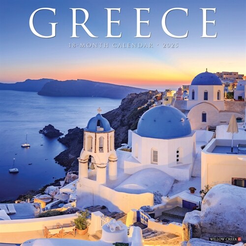 Greece 2025 12 X 12 Wall Calendar (Wall)