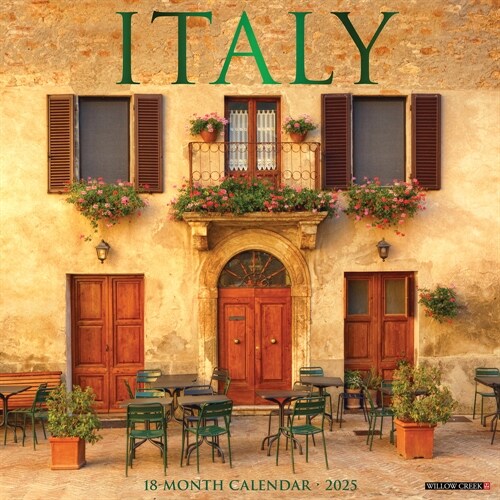 Italy 2025 12 X 12 Wall Calendar (Wall)