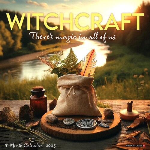 Witchcraft-Theres Magic in All of Us 2025 12 X 12 Wall Calendar (Wall)