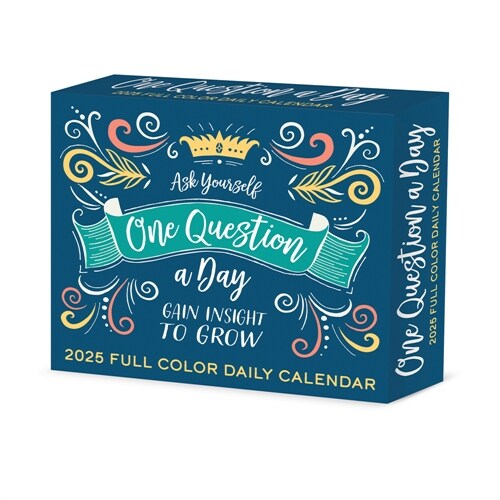 One Question a Day 2025 6.2 X 5.4 Box Calendar (Daily)