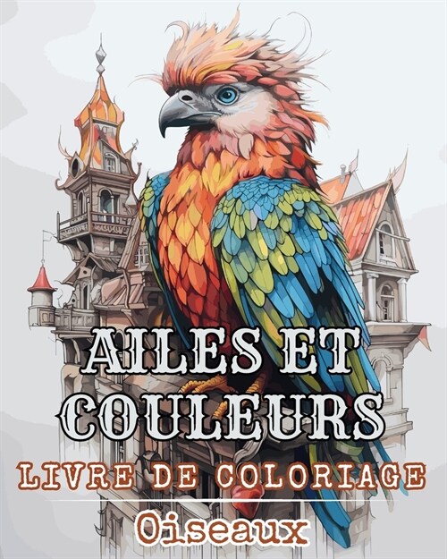 Ailes et Couleurs - Livre de Coloriage - Oiseaux: Livre de coloriage pour les enfants gar?ns, filles et adultes (Paperback)