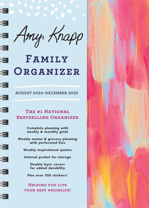 2025 Amy Knapps Family Organizer: August 2024 - December 2025 (Other)