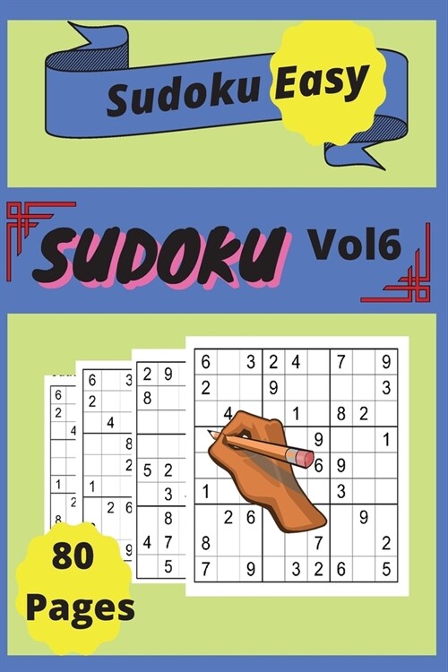 Sudoku Easy Vol 6: Vol 6 (Paperback)