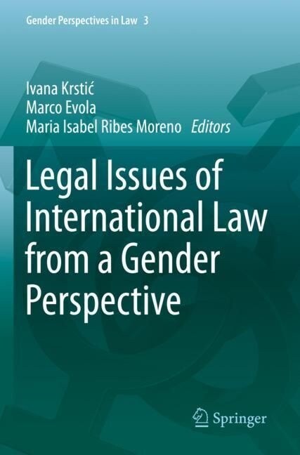 Legal Issues of International Law from a Gender Perspective (Paperback, 2023)