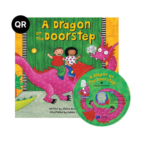 노부영 송 애니메이션 A Dragon on the Doorstep (QR) (Paperback + Hybrid CD)