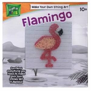Make Your Own String Art Flamingo