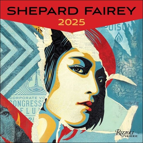 알라딘 Shepard Fairey 2025 Wall Calendar (Calendar)